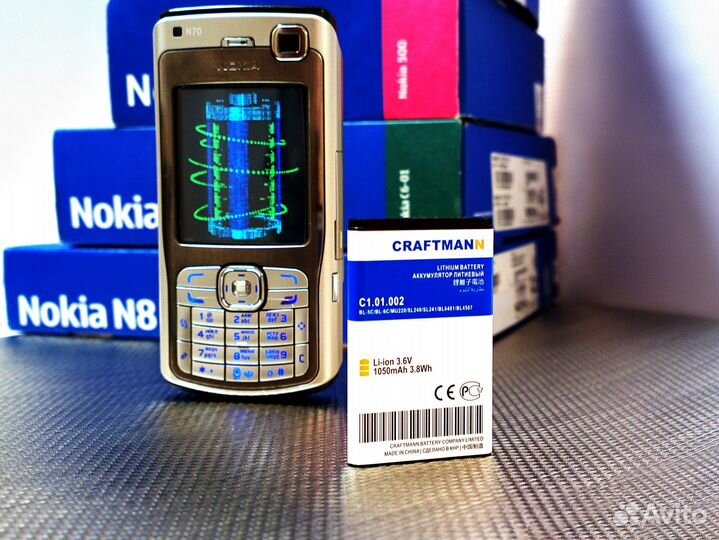 Аккумулятор Nokia BL-5C (Craftmann)