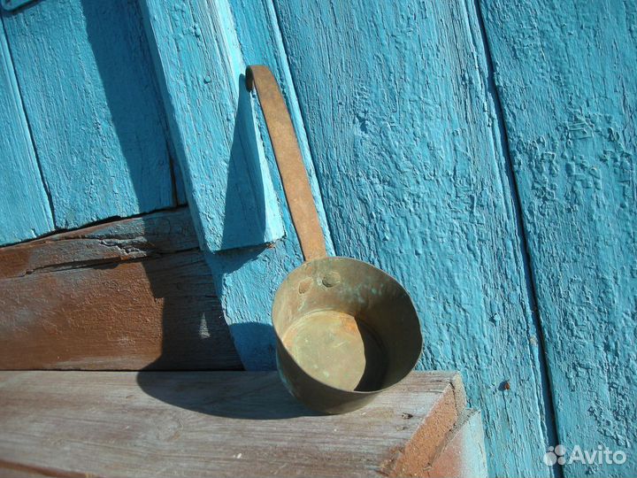 Ковшик медный старинный ковш без авито-доставки