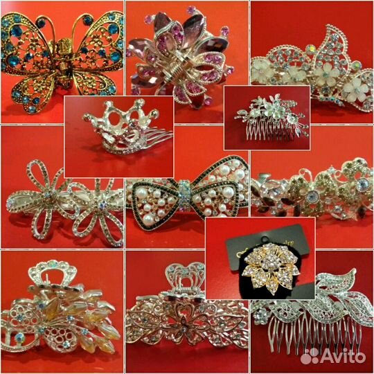 Новые Украшения для волос на косой горе и в левобе