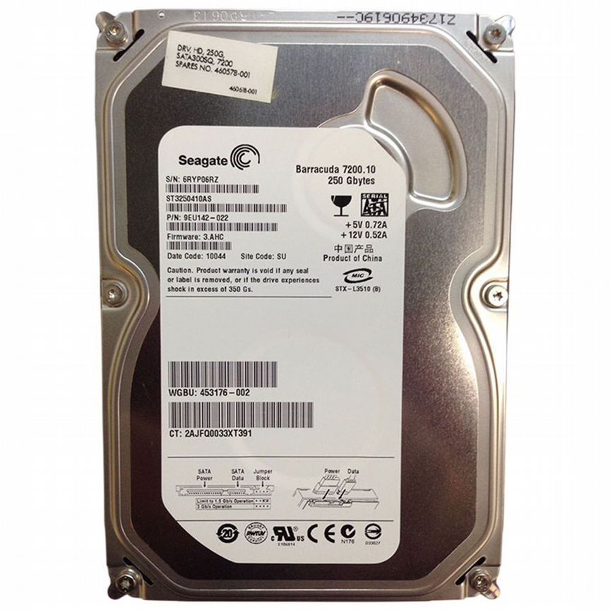 [9EU142-022] Жесткий Диск Hp 250gb Sata2 3,5" Hdd 9eu142-022