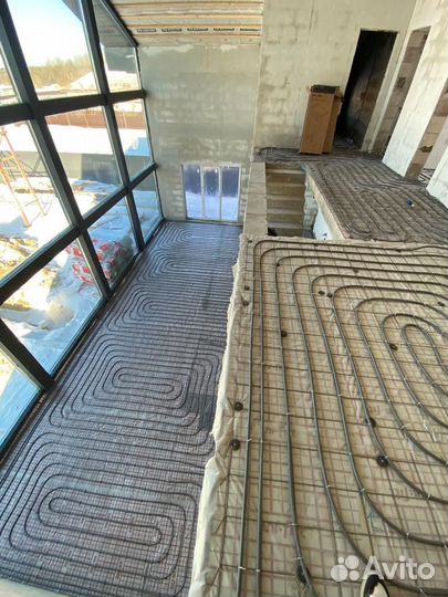 Частная бригада. монтаж теплых полов и отопления