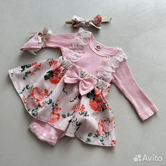 Платье боди на девочку 68