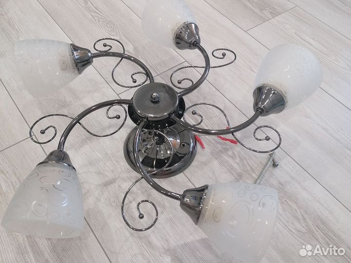 Люстра потолочная бу