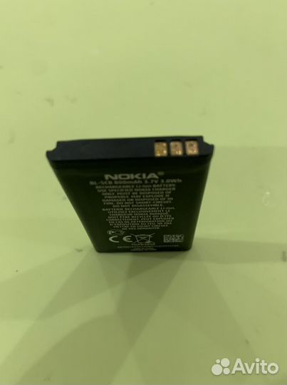 Аккумулятор BL-5CB для Nokia 1280/1616/100/101