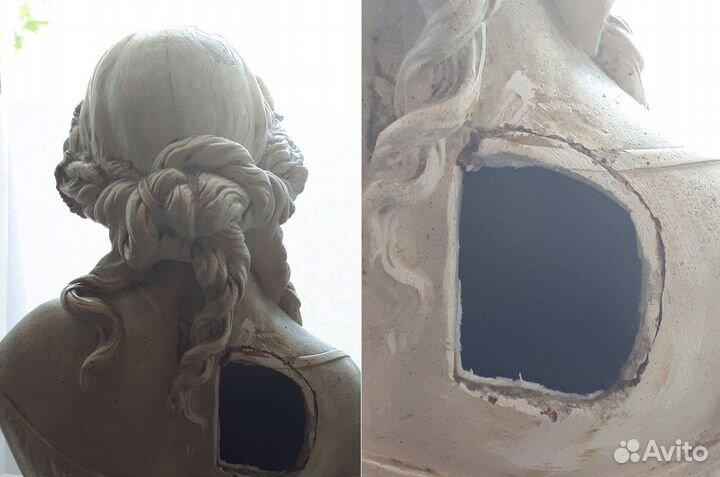 Бюст девушки копия Пьера Эдуарда Шарье, начало 20