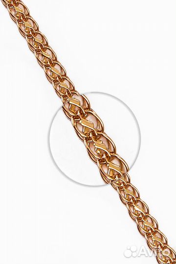 Золотой браслет Фирменный, полновесный, замок коробочка, длина 17 см, вес 3,57г*