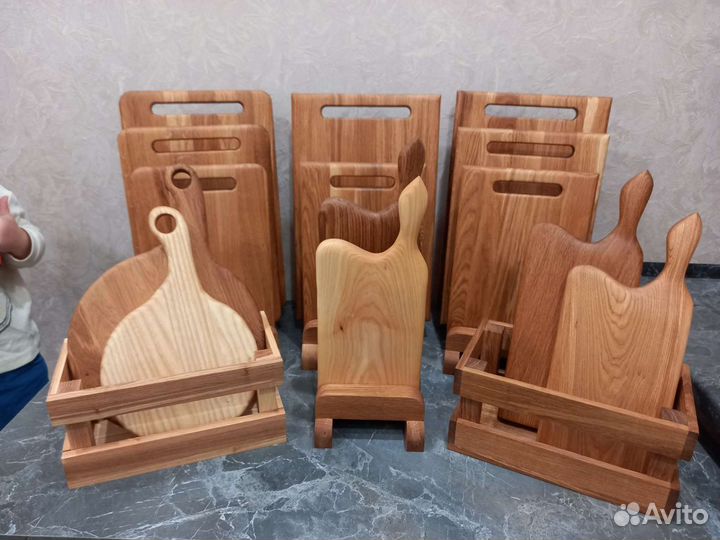 Разделочные доски из дуба и ясеня