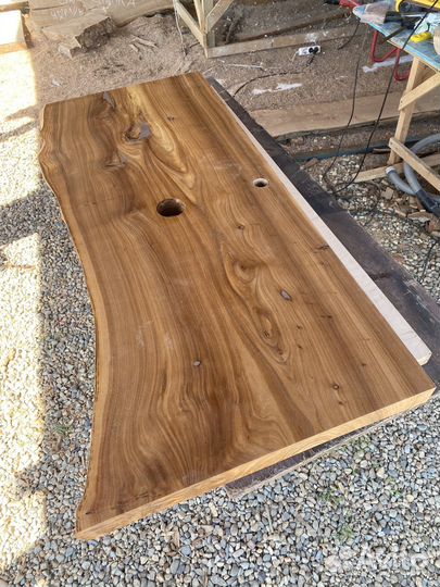 Столешница под раковину в ванную Слэб Карагач