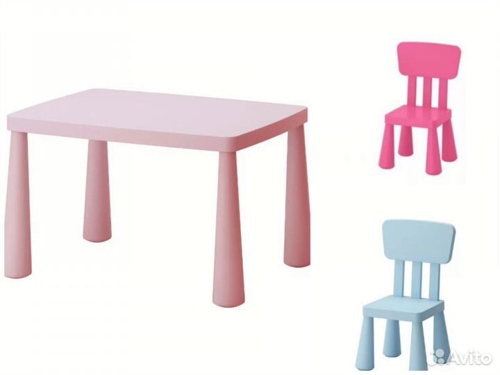 Стол стул икея маммут