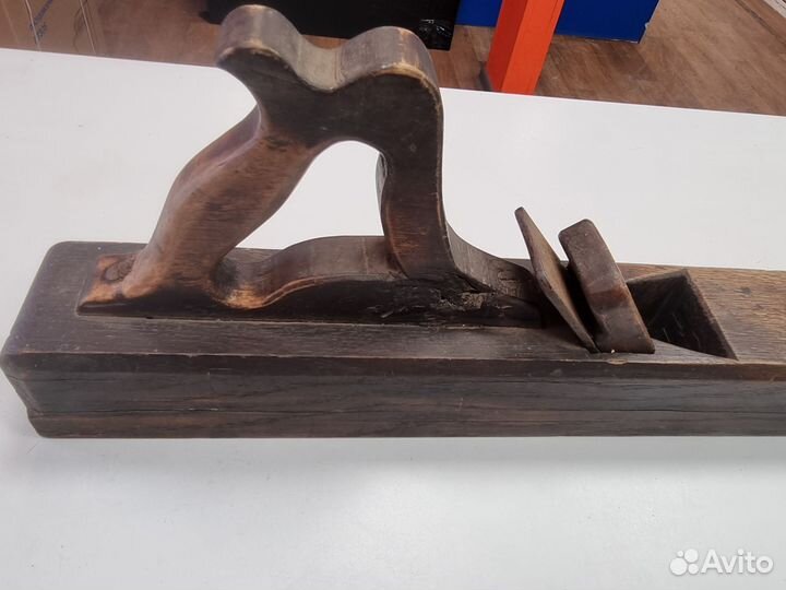 Мощный фуганок. СССР. Длина 64 см, ширина 8 см