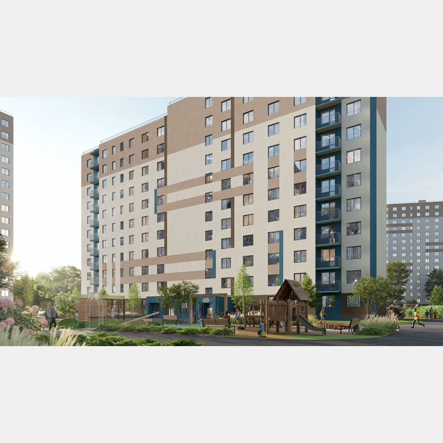 2-к. квартира, 51,6 м², 14/16 эт.