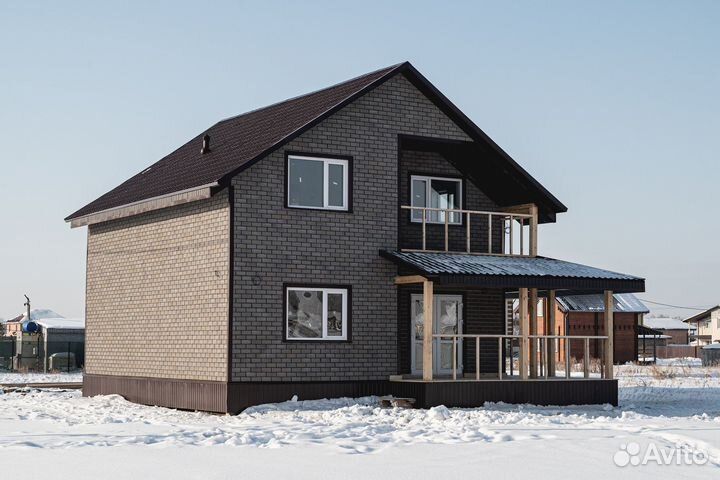 Готовый дом 126 кв.м каркасный в ипотеку 16-439