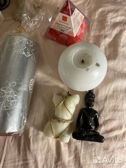 Свечи фигурка будды мыльные лепески