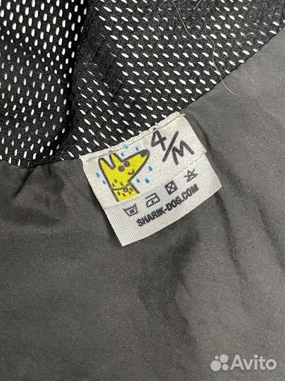 Дождевик для небольшой собаки серый