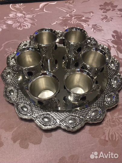 Набор для ликера на подносе