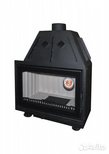 Каминная топка Альфа 700 с дымоходом 150