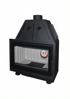 Каминная топка Альфа 700 с дымоходом 150