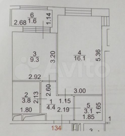 1-к. квартира, 38,5 м², 16/22 эт.