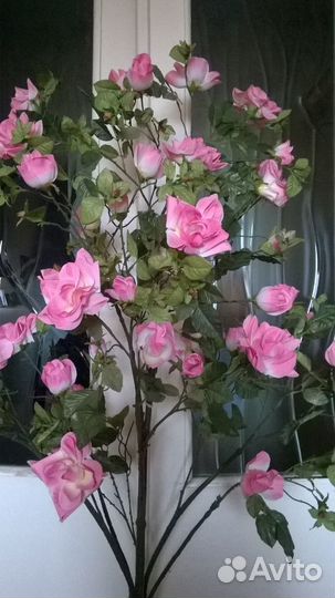 Искусственный куст роз для офиса, дома, украшения