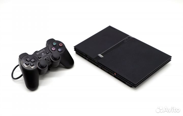 Sony PS 2 Slim (scph 77008) Black В коробке