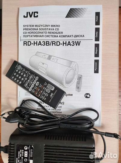 Магнитола бумбокс JVC RD-HA3B