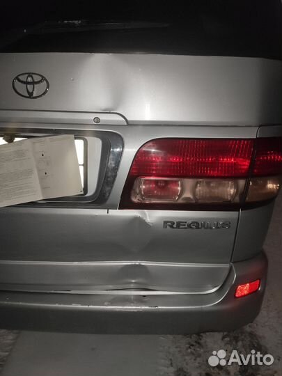 Дверь задняя toyota regius