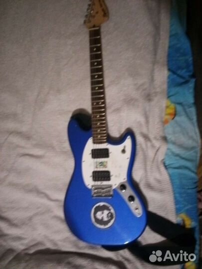 Электра гитара fender squier mustang HH