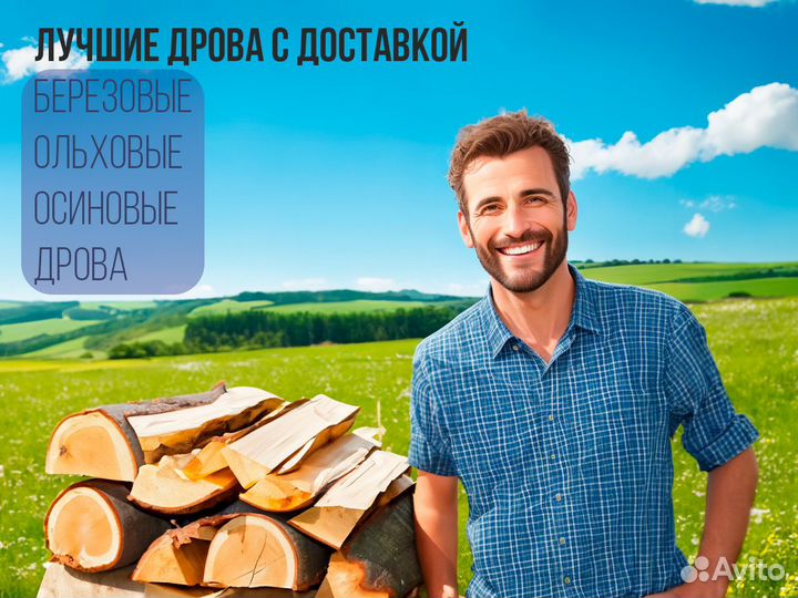 Дрова колотые