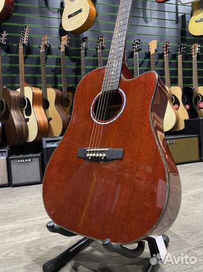 Акустическая гитара дредноут с вырезом J.Karlsson