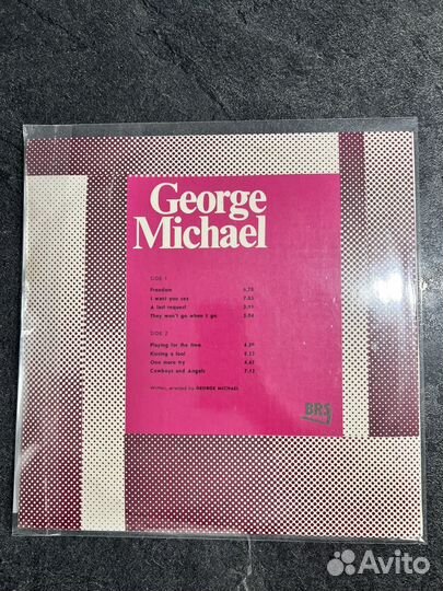 Виниловые пластинки george michael