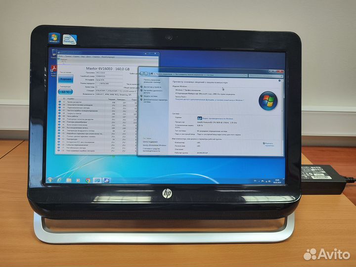 Моноблок HP Pro 3420 в рабочем состоянии