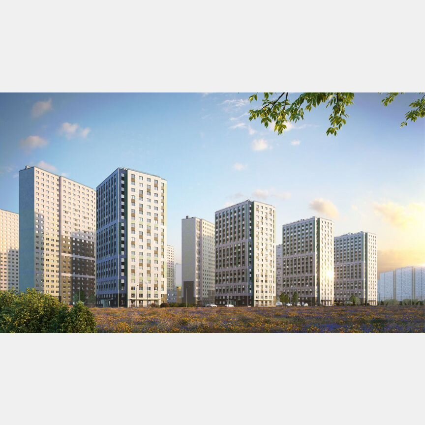 1-к. квартира, 34,8 м², 23/25 эт.