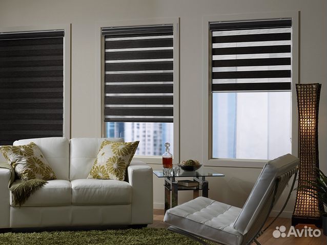 Римские шторы с электроприводом на заказ