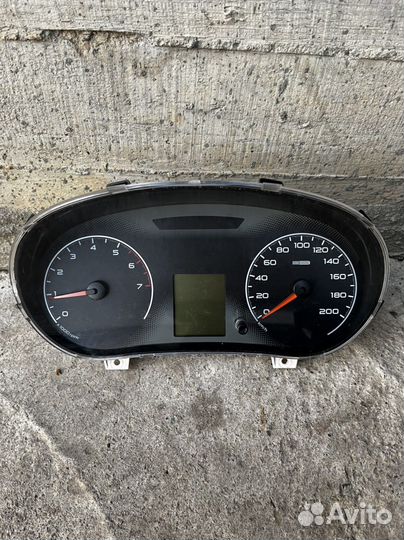 Приборка, панель на гранту