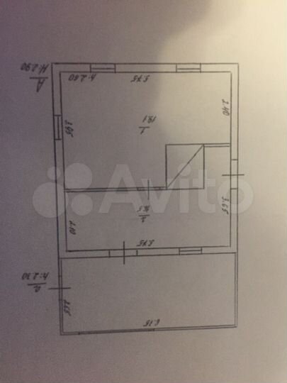 Дом 35,6 м² на участке 51,7 сот.