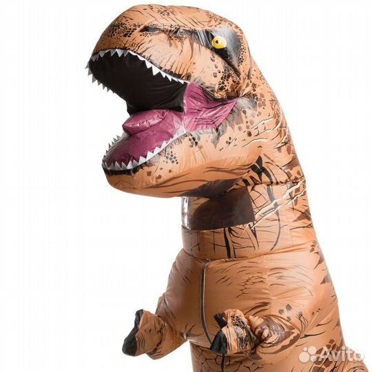 Костюм динозавра тирекс надувной, аренда