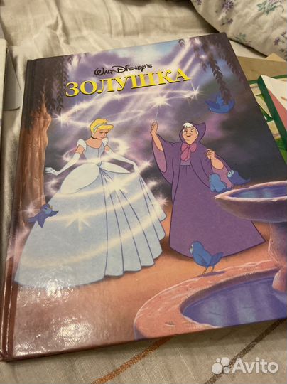 Книги Дисней Меч короля артура Золушка редкие