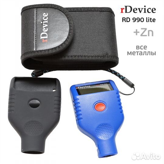 Толщиномер лкм rDevice RD-990 Lite (+ Zn) с чехлом
