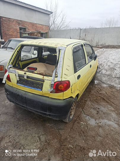 Запчасти на Daewoo matiz разбор