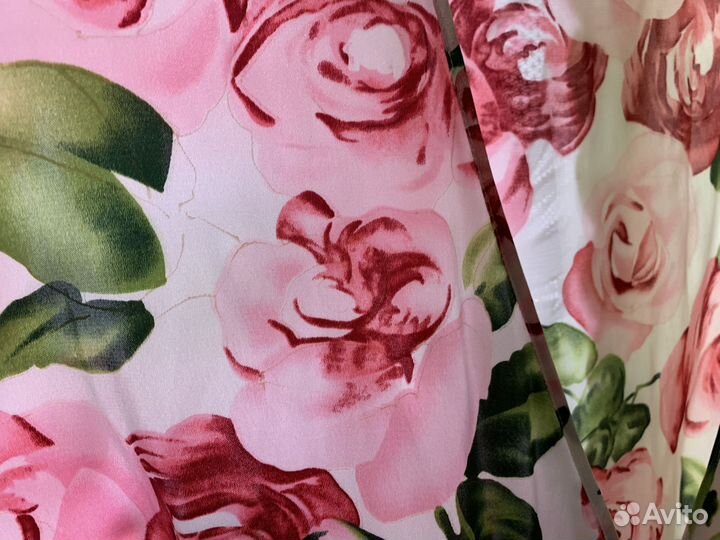 Халат шелковый домашний