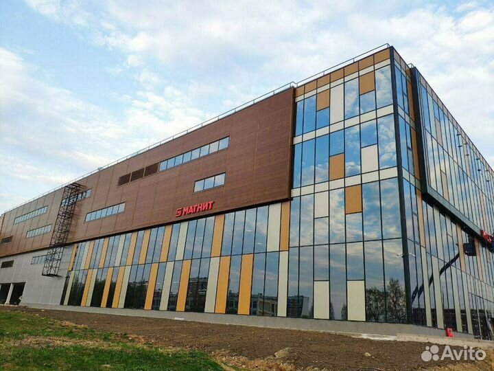 Монтаж вентилируемого фасада и алюминиевый витраж