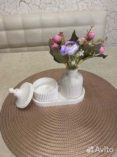 Подарочный набор из гипса