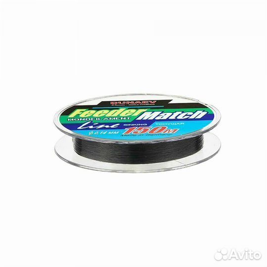 Леска Dunaev FeederMatch Black 0.14мм (2 кг) 150м
