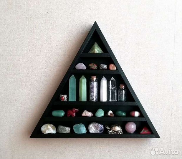 Полка для хранения (камни, минералы, коллекция)