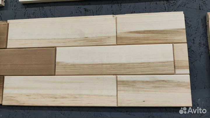 Стеновой паркет из липы15х250х1010, сорт А