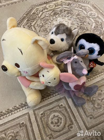 Игрушки крупные мягкие Средние Мелкие