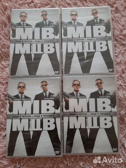 DVD диски Люди в чёрном 1 и 2 лицензия оригинал