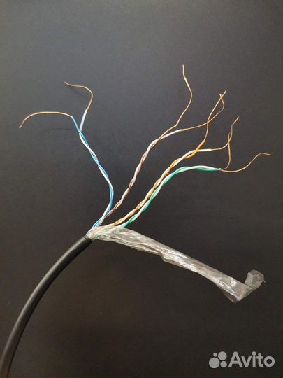 Витая пара уличная UTP 0,52 медная, 305 м, Полимет