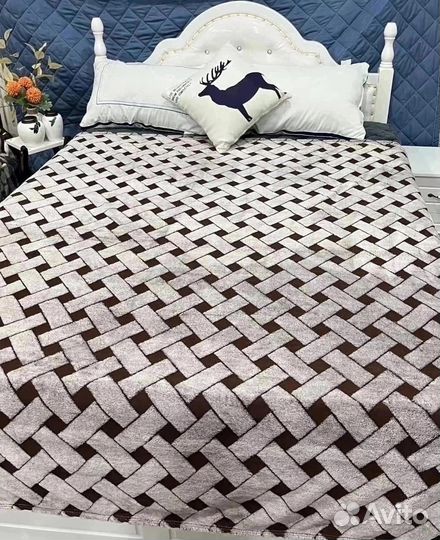 Плед ромбик покрывало