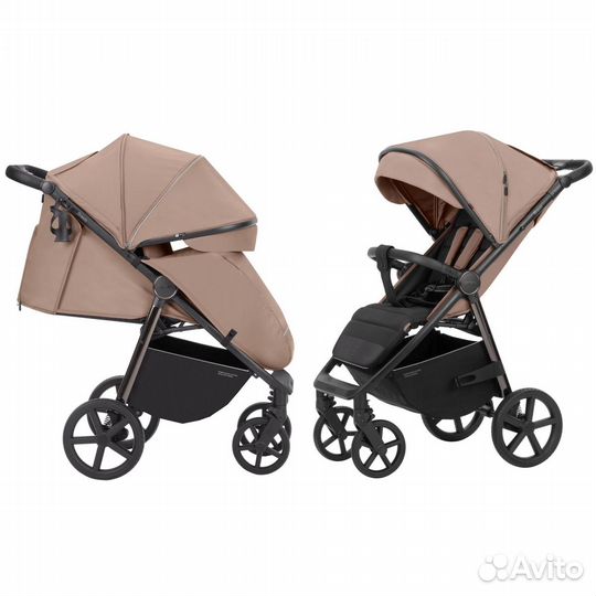 Детская коляска прогулочная carrello Bravo бежевый